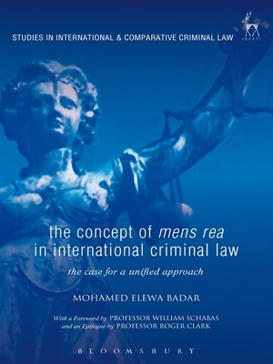 cover image of The Concept of Mens Rea in International Criminal Law